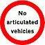 Road Signs | Circular Giving Orders | No Articulated Vehicles