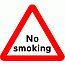 Road Signs | triangular warning signs | No smoking