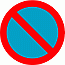 Road Signs | Circular Giving Orders | No waiting