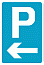 Road Signs | Parking Management | Parking arrow left
