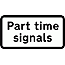 Road Signs | Supplementary Plates | Part time