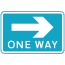 Road Signs | Directional Signs | Pedestrian One way right