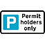 Road Signs | Parking Management | Permit holders