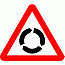 Road Signs | triangular warning signs | Roundabout Ahead