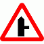 Road Signs | triangular warning signs | Side road Ahead 4