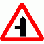 Road Signs | triangular warning signs | Side road Ahead Left