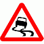 Road Signs | triangular warning signs | Slippery road