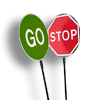 Portable Road Works Signs | Lollipop Signs | Stop Go Lollipop Boards