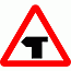 Road Signs | triangular warning signs | T junction Ahead