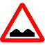 Road Signs | triangular warning signs | Uneven road Surface