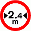 Road Signs | Width or Height Restriction | Width limit
