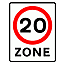 Road Signs | Speed Limit Signs | Zone 3