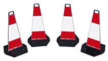 Roadworks Equipment | Road Cones | Folding Delineator Road Cone