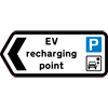 Road Signs | EV Charging Signs | EV Recharging Point Chevron Left