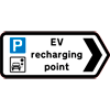 Road Signs | EV Charging Signs | EV recharging Point Chevron Right