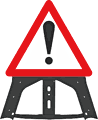 Portable Road Works Signs | Endura Folding Plastic Signs | 562 Other Danger Folding Plastic Sign